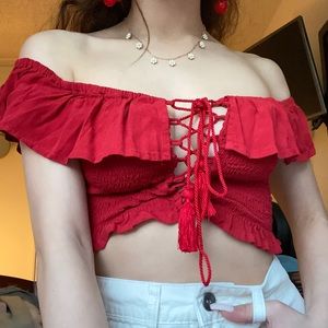 Off the shoulder top